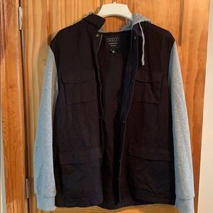 Zip up jacket hoodie